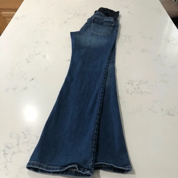 Isabel Maternity skinny boot cut jeans size:4 blue - Picture 2 of 13